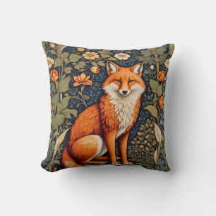 Schönes Sitzen Red Fox William Morris Inspiriert Kissen