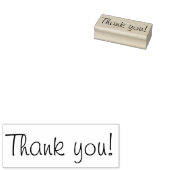 Schönes Skript Danke Gummistempel (Stempel)