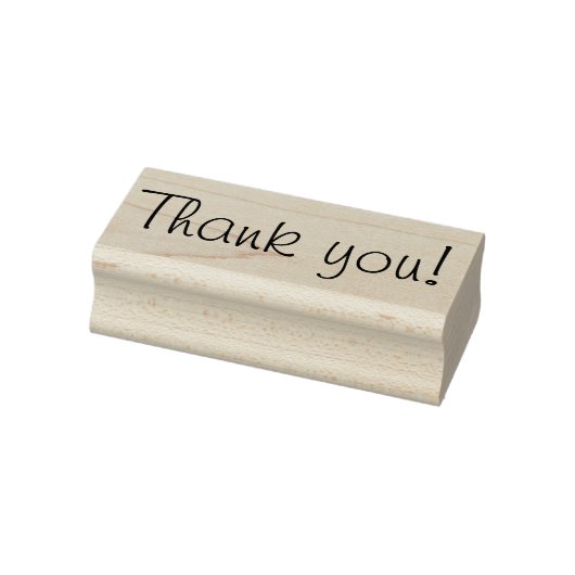 Schönes Skript Danke Gummistempel (Stempel)