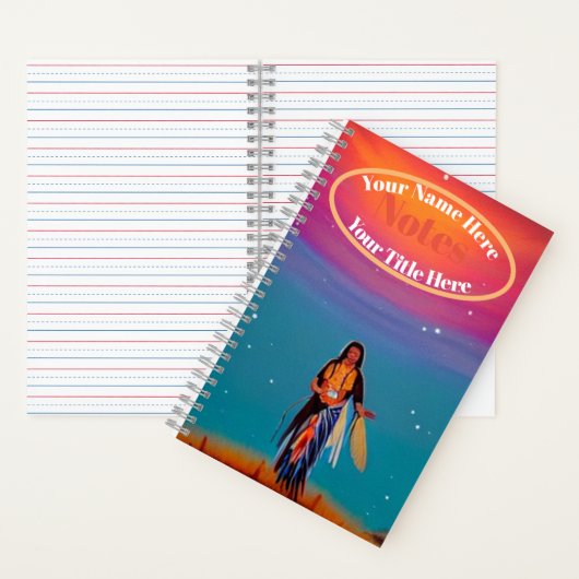 Schönes Sky Spiral Notebook Notizblock (Innen)