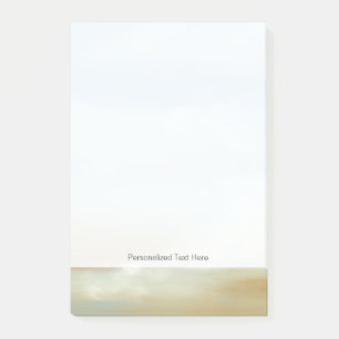 Schönes Skyscape mit flaumigen Wolken Post-it Klebezettel