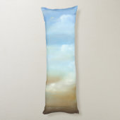 Schönes Skyscape mit flaumigen Wolken Seitenschläferkissen (Rückseite (Vertikal))