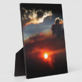 schönes Smokey-Sonnenuntergang Foto Fotoplatte (Seite)