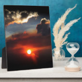 schönes Smokey-Sonnenuntergang Foto Fotoplatte (Seite)