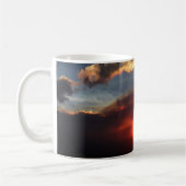 schönes Smokey-Sonnenuntergang Foto Kaffeetasse (Links)