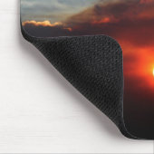 schönes Smokey-Sonnenuntergang Foto Mousepad (Ecke)