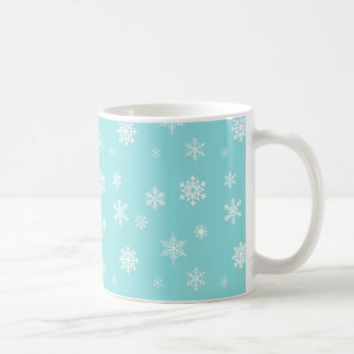 Schönes Snowflake-Muster Kaffeetasse