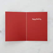 Schönes Snowman-Aquarelldesign Karte (Innenseite)