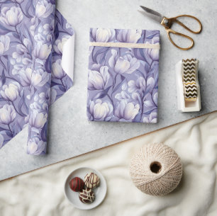 Schönes Sommer Tulip Print Wrapping Paper Geschenkpapier