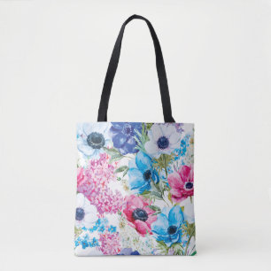 Schönes Sommerblumenmuster Tragetasche Tasche