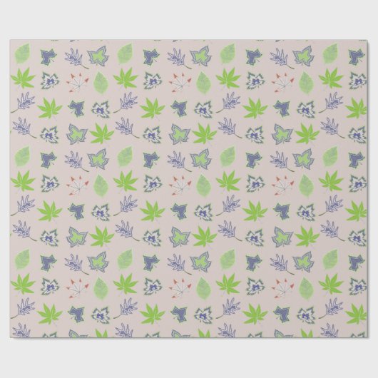 Schönes Sommermuster Geschenkpapier (Flach)