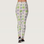 Schönes Sommermuster Leggings (Rückseite)
