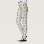 Schönes Sommermuster Leggings (Links)