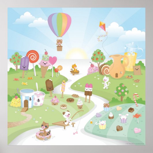 Schönes Sommerparadies! Poster (Vorne)