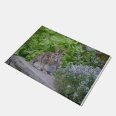 Schönes Sonnenbad im Garten Fußmatte (Schrägansicht)