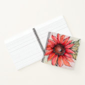 Schönes Sonnenblumen-Notebook und Journal Notizblock (Innenseite)
