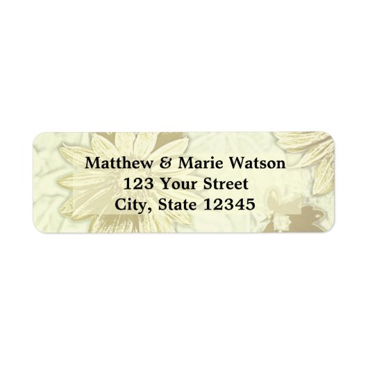 Schönes Sonnenblumendesign (Vorne)