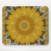 Schönes Sonnenblumendesign Mousepad (Vorne)