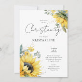 Schönes Sonnenblumenfest Einladung (Vorderseite)