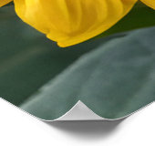 Schönes Sonnenblumenlandschaft Personalisiertes Zi Poster (Ecke)