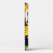 Schönes Sonnenblumenmuster Case-Mate iPhone Hülle (Rückseite / Links)