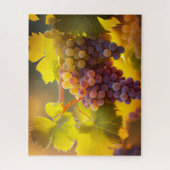 Schönes Sonnenlicht auf dem Weinberg Puzzle (Vertikal)