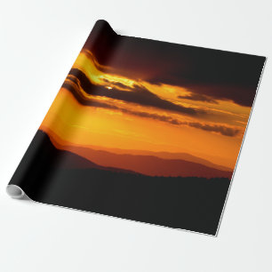Schönes Sonnenuntergang-Foto Geschenkpapier