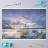 Schönes Sonnenuntergang im Ozean 20x30 Seidenpapier (Basteln)