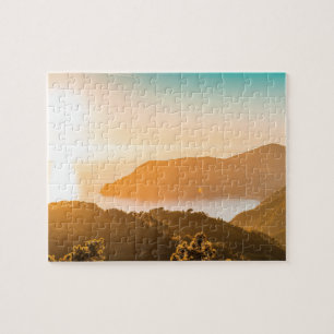 Schönes Sonnenuntergang Italienische Küste Jigsaw Puzzle