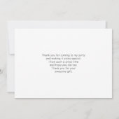 Schönes Sonnenuntergang Küstenbild Dankeskarte (Rückseite)