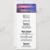 Schönes Sonnenuntergang Küstenbild Einladung (Vorderseite)