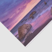 Schönes Sonnenuntergang Küstenbild Seidenpapier (Ausschnitt)