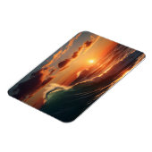 Schönes Sonnenuntergang Magnet (Linke Seite)