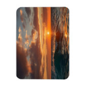 Schönes Sonnenuntergang Magnet (Vertikal)