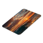 Schönes Sonnenuntergang Magnet (Linke Seite)