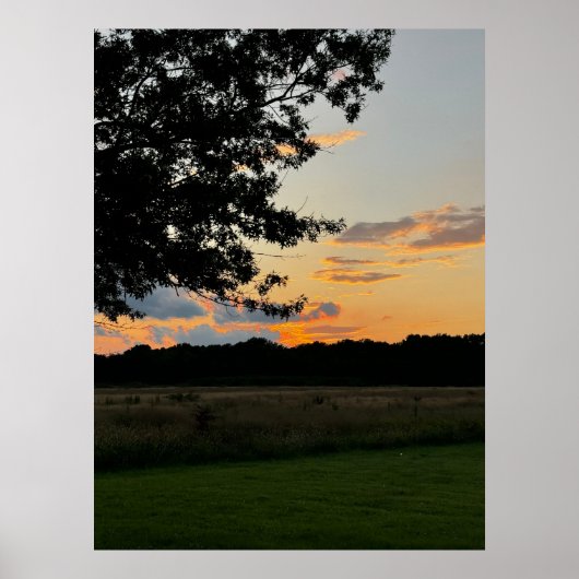 Schönes Sonnenuntergang-Poster Poster (Vorne)