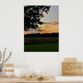 Schönes Sonnenuntergang-Poster Poster (Küche)