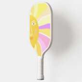 schönes sonniges abstraktes Bild Pickleball Schläger (Links)
