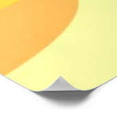 schönes sonniges abstraktes Bild Poster (Ecke)