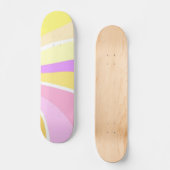 schönes sonniges abstraktes Bild Skateboard (Vorderseite)