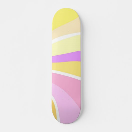 schönes sonniges abstraktes Bild Skateboard (Vorne)