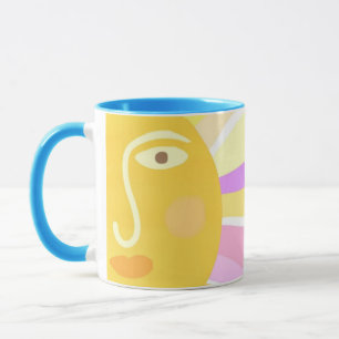 schönes sonniges abstraktes Bild Tasse
