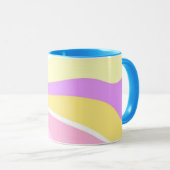 schönes sonniges abstraktes Bild Tasse (VorderseiteRechts)