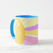 schönes sonniges abstraktes Bild Tasse (Vorderseite Links)