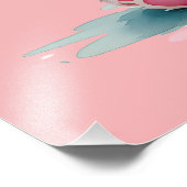 Schönes sonniges Pink Fotodruck (Ecke)