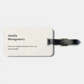 Schönes Sorrel Pferde Portrait Gepäckanhänger (Rückseite horizontal)