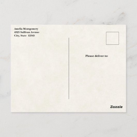 Schönes Sorrel Pferde Portrait Postkarte (Rückseite)