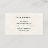 Schönes Sorrel Pferde Portrait Visitenkarte (Rückseite)