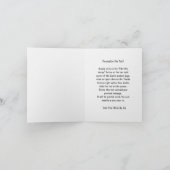 schönes Soul Beileid Beileidskarte Dankeskarte (Innenseite)