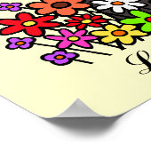 Schönes Soul Black Labrador Illustration Poster (Ecke)